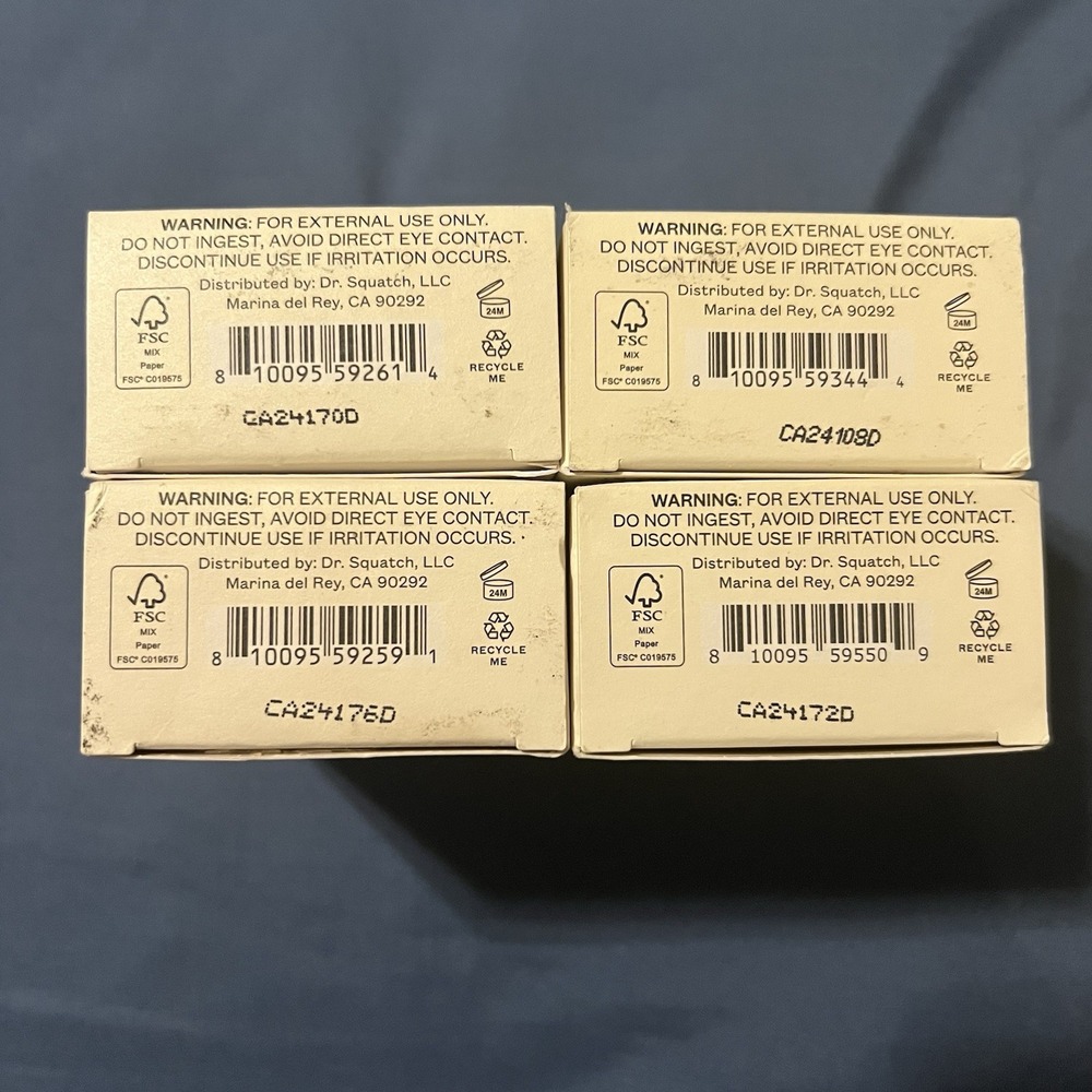 Set of 4 - Dr. Squatch Jukebox Cold Pressed Soap - 4.5 Ounce Bars ~ Brand New! - Picture 6 of 6